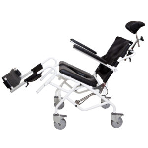 Aluminium Mobile Tilt in Space Shower Commode