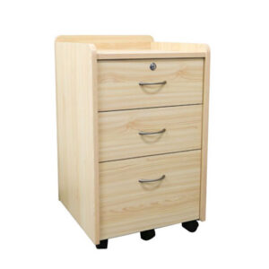 Bedside Locker - Three Drawer Beechwood